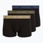 Boxeri pentru bărbați Tommy Hilfiger Trunk WB 3 pairs army green/wdg blue/ptch blue