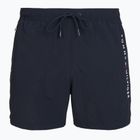 Pantaloni scurți de baie pentru bărbați Tommy Hilfiger Medium Drawstring Zip Pocket desert sky
