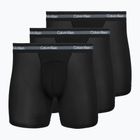 Boxeri pentru bărbați Calvin Klein LV00NB4538 Boxer Brief Long black/black/black