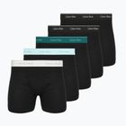 Boxeri Calvin Klein LV00NB1429 Boxer Brief 5 perechi Black Bodies w/black/niagara falls