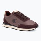 Încălțăminte pentru bărbați Calvin Klein YM0YM01361 Retro Runner Ess Mix Mat bordeaux/peppercorn/vanilla