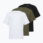 Tricou pentru bărbați Calvin Klein LV00NB4185 Crew Neck black w/ white emb/white w/ black e