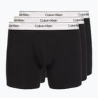 Boxeri pentru bărbați Calvin Klein LV00NB4731 Boxer Brief black w/ silver haze wbs
