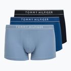 Boxeri pentru bărbați Tommy Hilfiger Trunk Dtm navy blue/opul blue/brisk blue