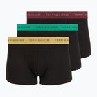Boxeri pentru bărbați Tommy Hilfiger Trunk Metallic gold/burgundy/green