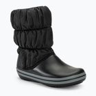 Ghete pentru femei Crocs Winter Puff black/charcoal