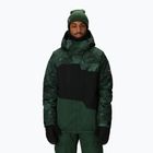 Geacă de snowboard pentru bărbați 686 Geo Insulated moss green colorblock