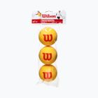 Set de mingi de baseball Wilson Starter Tour din spumă 3 buc galben WRZ258900