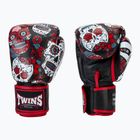 Mănuși de box Twins Special Fancy FBGVL3-53 Skull red/black