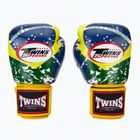 Mănuși de box Twins Special FBGVL3-44 Brasil yellow/red/blue