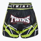 Pantaloni scurți de antrenament Twins Special Muay Thai Twins Racing black/yellow/white/red