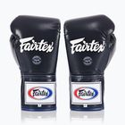 Mănuși de box Fairtex Pro Competition Locked Thumb Leather blue