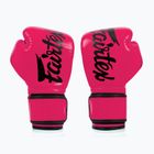 Mănuși de box Fairtex Microfiber pink/black