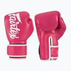Mănuși de box Fairtex Microfiber pink/white