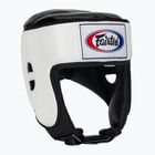 Cască de box Fairtex Muay Thai & Kickboxing Competition white