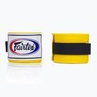 Fairtex Handwraps bandaje de box 300 cm galben