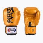 Mănuși de box Fairtex Deluxe Tight-Fit gold