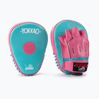 Scut de antrenament YOKKAO Curved 2 buc. hot pink/island