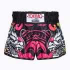 Pantaloni scurți de antrenament pentru bărbați YOKKAO Dragon Muay Thai pink/blue