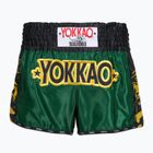 Pantaloni scurți de antrenament pentru bărbați YOKKAO Original Muay Thai green