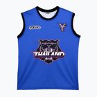 Tricou de antrenament bărbați YOKKAO Tiger Workout Tank Top blue