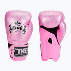 Top King Muay Thai Muay Thai Super Star Air mănuși de box roz TKBGSS