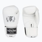 Top King Muay Thai Muay Thai Muay Thai Ultimate mănuși de box alb TKBGUV-WH-10OZ
