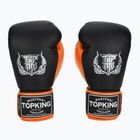 Mănuși de box Top King Reborn Boxing Semi Leather black/orange