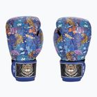 Mănuși de box Top King Boxing Wild Tiger black/blue