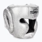 Cască de box Top King Super Star white/silver