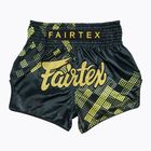 Pantaloni scurți de antrenament Fairtex Muay Thai S1931 Heart of Gold black/gold