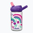 Sticlă turistică pentru copii CamelBak Eddy+ 400 ml rainbow floral