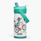 Sticlă termică CamelBak Thrive Flip Straw Kids Insulated SST 350 ml biking dogs
