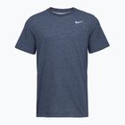 Tricou pentru bărbați Nike Dri-Fit smokey obsidian heather/matte silver