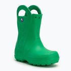 Cizme pentru copii Crocs Handle It Rain Boot Kids grass green