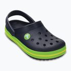 Papuci pentru copii Crocs Crocband Clog Kids navy/volt green