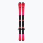 Schiuri de coborâre pentru copii Atomic Redster J4 + legături L6 GW red tension/black