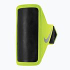 Bandă de telefon pentru alergat Nike Lean Arm Band Regular volt/black/silver