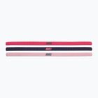 Bentiță Nike Elastic Headbands 2.0 3 szt. spark/gridiron/pink glaze