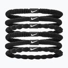 Elastice de păr Nike Flex Hair Tie 6 buc. black/black/white