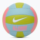 Minge de volei Nike All Court Volleyball coral chalk/ocean bliss/bright cactus/white mărimea 5