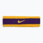 Bentiță Nike Swoosh Headband university gold/court purple/university gold