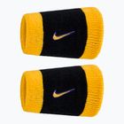 Benzi de încheietură Nike Swoosh Classic Doublewide Wristbands 2 buc black/court purple university gold