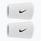 Benzi de încheietură Nike Swoosh Classic Doublewide Wristbands 2 buc white/black