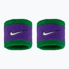 Benzi încheietură Nike Swoosh Classic Wristbands 2 buc. clover/fierce purple/white