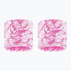 Benzi încheietură Nike Dri-Fit Swoosh Classic Printed Wristbands 2 buc. playful pink/white/white