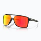Ochelari de soare Oakley Castel matte grey smoke/prizm ruby