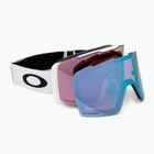 Ochelari de schi  Oakley Line Miner Pro M matte white/prizm rose/prizm sapphire