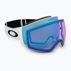 Ochleari de schi Oakley Flight Deck Pro M matte white/prizm sapphire/prizm iced
