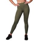 Jambiere de antrenament pentru femei STRONG ID Performance verde Z1B01250